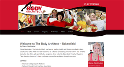 Desktop Screenshot of bodyarchitectbakersfield.com
