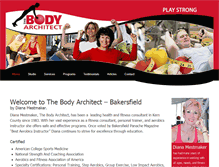 Tablet Screenshot of bodyarchitectbakersfield.com